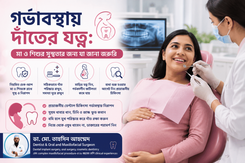 গর্ভাবস্থায় দাঁতের যত্ন মা ও শিশুর সুস্থতার জন্য যা জানা জরুরি